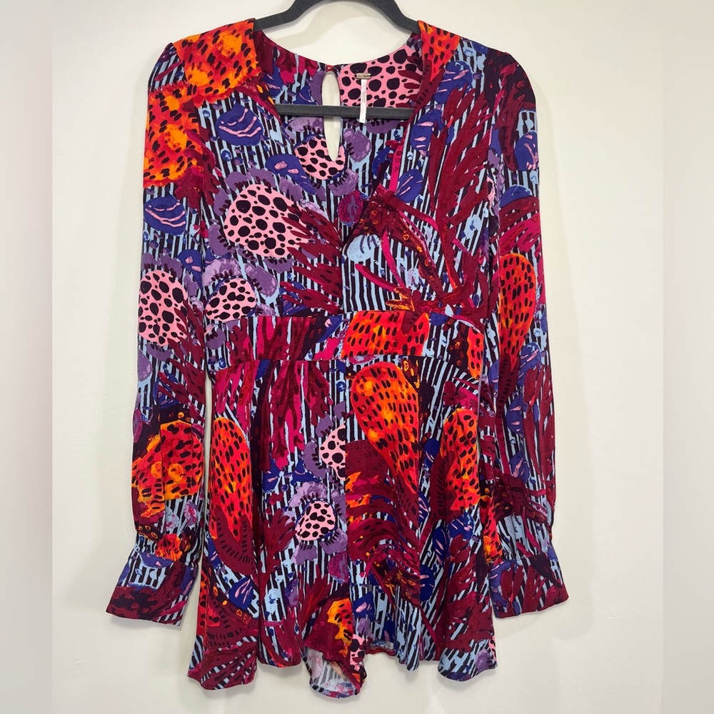 Free People Audrey V-Neck Romper